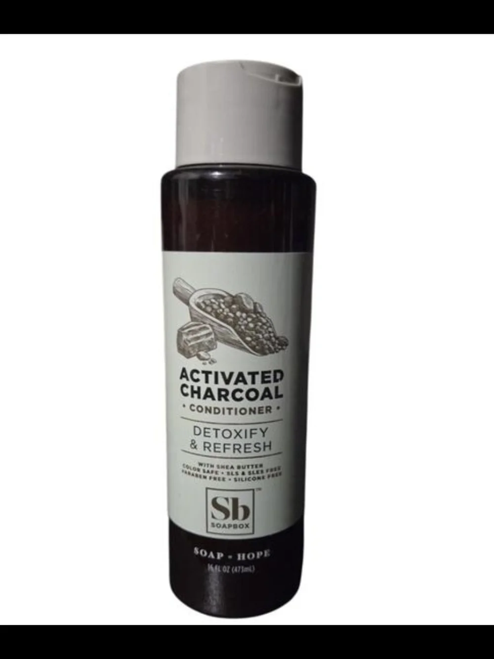 Soapbox Activated Charcoal Conditioner - Detoxify & Refresh - Picture 1 of 2